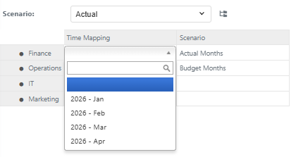 Data Validation Selection Actual