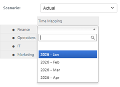 Data Validation Selection Actual