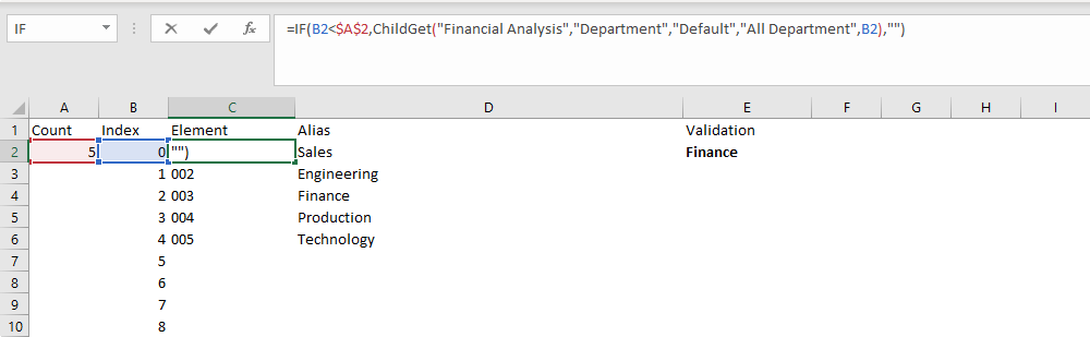 Example ChildGet