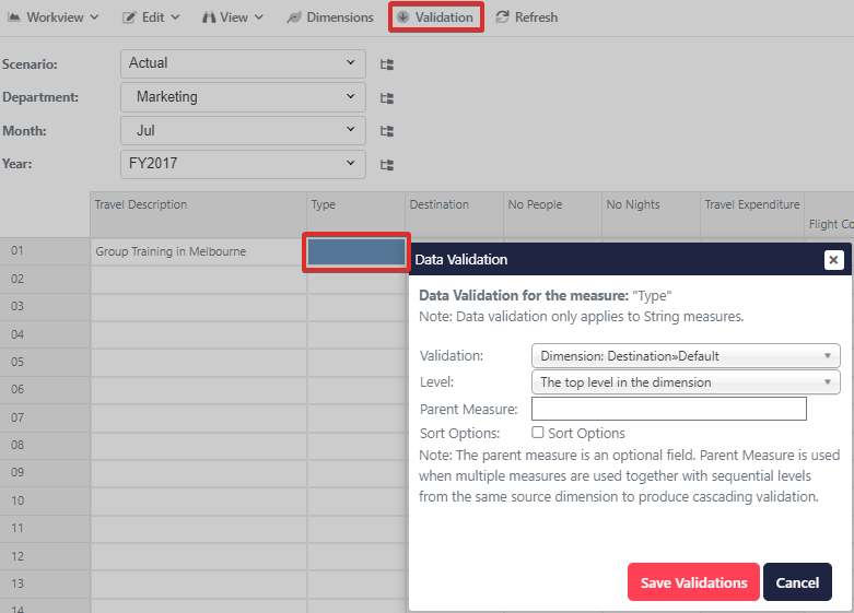 Data Validation